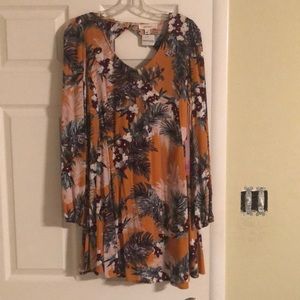 Floral tunic dress/shirt